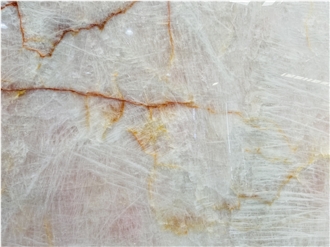 Pink Cristallo Quartzite Slabs 20Mm Thick