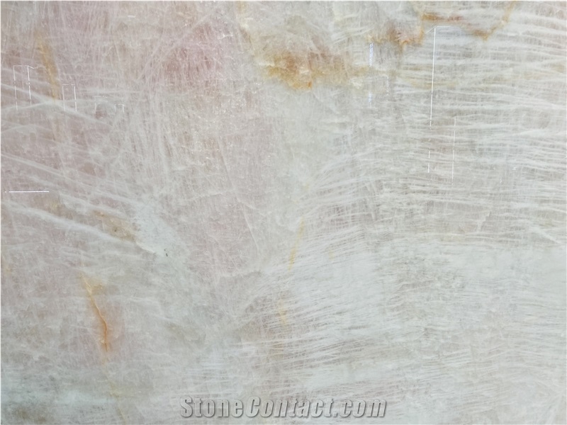Pink Cristallo Quartzite Slabs 20Mm Thick