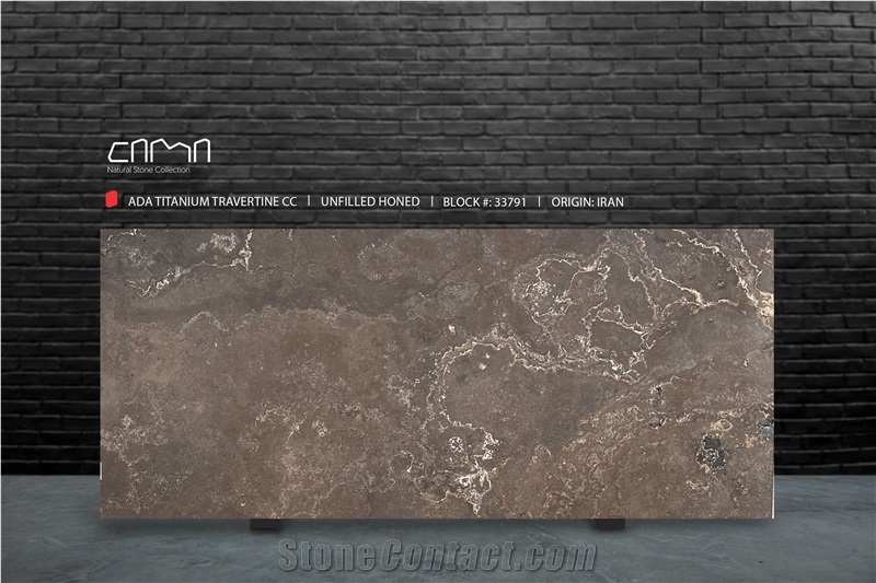 Titanium Travertine  Slabs