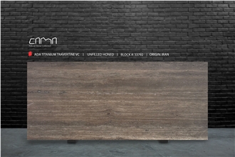 Titanium Travertine  Slabs