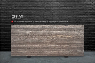 Titanium Travertine  Slabs