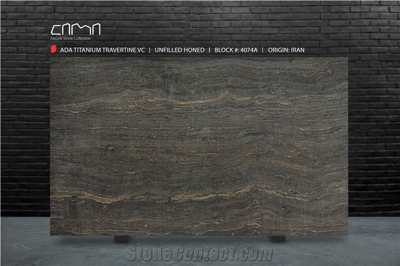 Titanium Travertine  Slabs