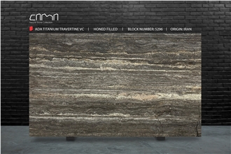 Titanium Travertine  Slabs