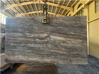 Roman Silver Travertine Slabs Roman Silver Travertine Slabs