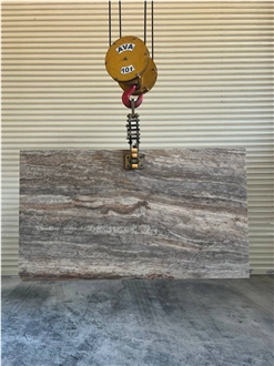 Roman Silver Travertine Slabs
