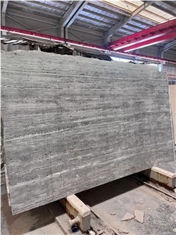 Takab Silver Travertine Slabs