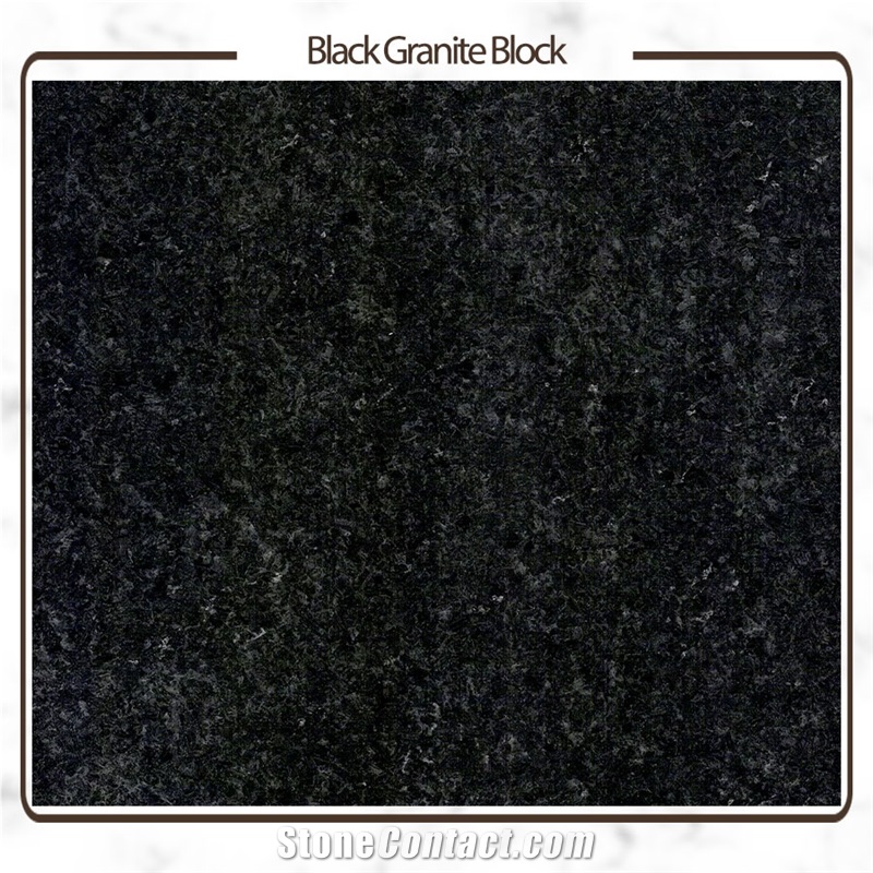 Iran Black Tiger Granite Blocks