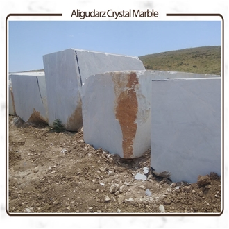 Lorestan Aligoodarz White Marble Blocks