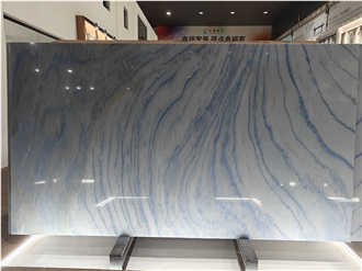 Azul Macaubas Quartzite Luxury Stone Big Slabs