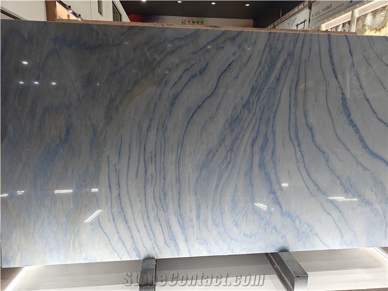 Azul Macaubas Quartzite Luxury Stone Big Slabs