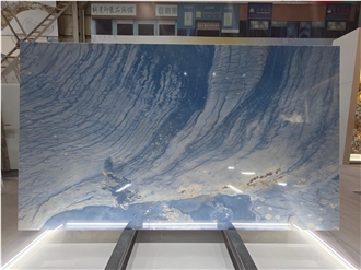 Azul Macaubas Quartzite Luxury Stone Big Slabs