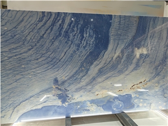 Azul Macaubas Quartzite Luxury Stone Big Slabs