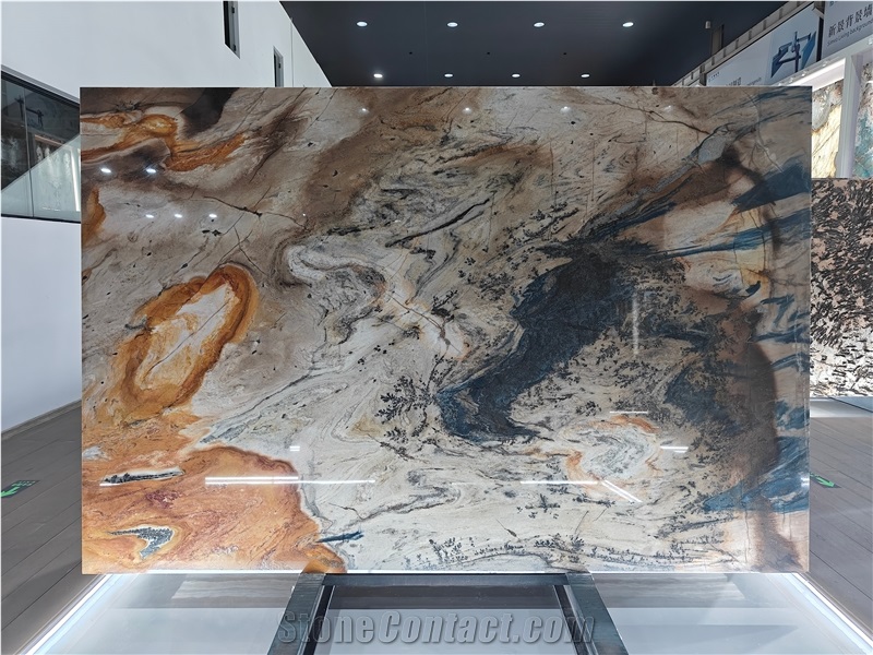 Modern Luxury Quartize Stone Polished Slabs