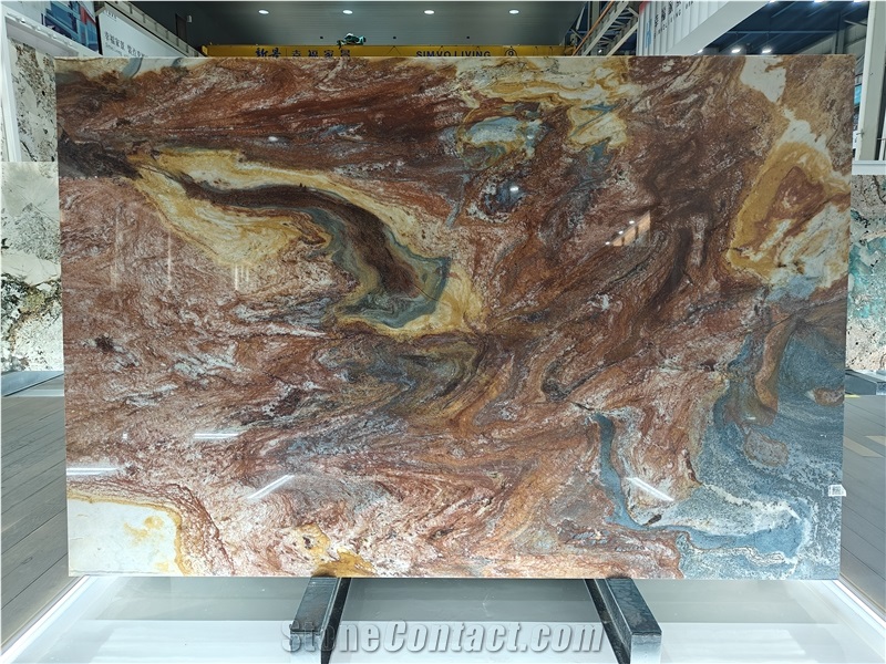 Modern Luxury Quartize Stone Polished Slabs