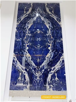 Bolivia Blue Sodalite Marble Slabs Luxury Walll Decor
