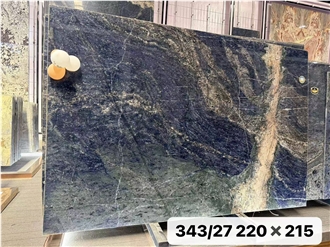 Brazil Azul Bahia Granite Slab Customzied Floor Tiles