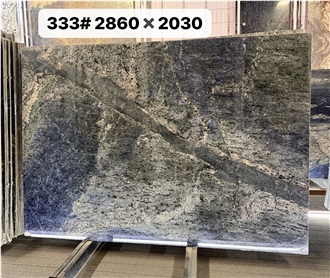 Brazil Azul Bahia Granite Slab Customzied Floor Tiles