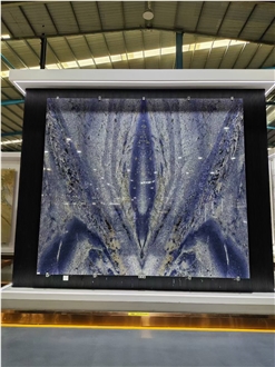 Brazil Azul Bahia Granite Slabs Luxury Wall Decor