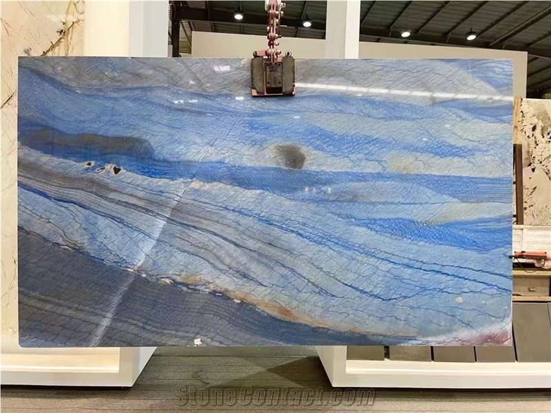 Brazil Azul Macaubas Quartzite Slabs Wall Decor Tile