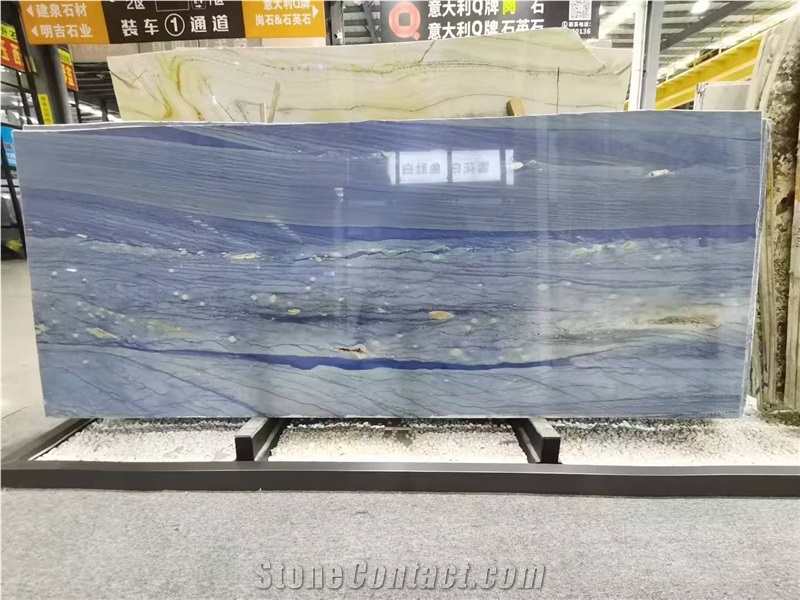 Brazil Azul Macaubas Quartzite Slabs Wall Decor Tile
