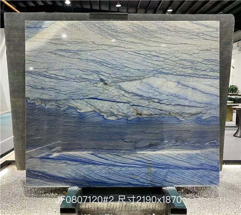Brazil Azul Macaubas Quartzite Slabs Wall Decor Tile