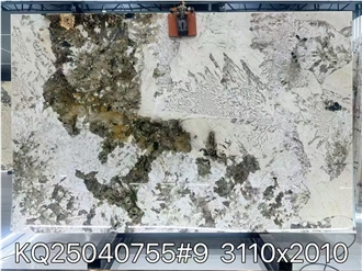 Brazil Branco Alpinus Granite Slabs Luxury Stone Wall Tile