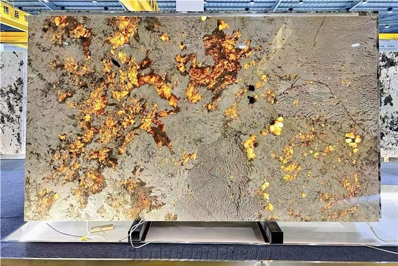 Brazil Branco Alpinus Granite Slabs Luxury Stone Wall Tile