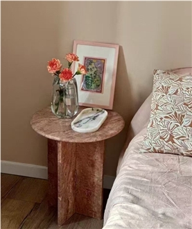Custom Sized Travertine Coffee Table