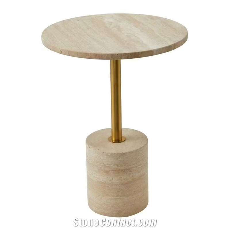 Custom Sized Travertine Coffee Table
