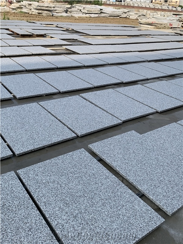 Hubei Sesame White Granite Slabs
