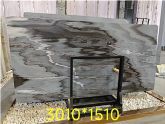 Italy Palissandro Blue Blue Sands Wave Marble Slab Tiles