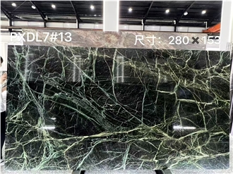 Italy Prada Green Marble Slab Tiles