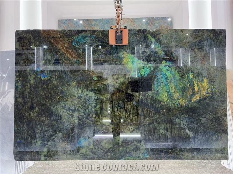 Madagascar Labradorite Blue Granite Slabs