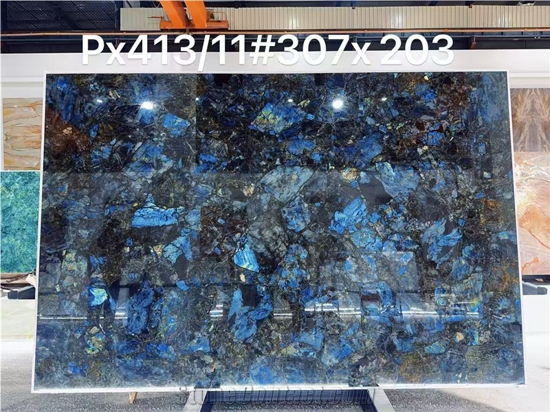 Madagascar Labradorite Blue Granite Slabs