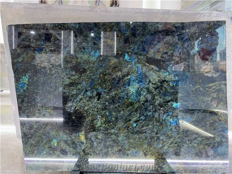 Madagascar Labradorite Blue Granite Slabs
