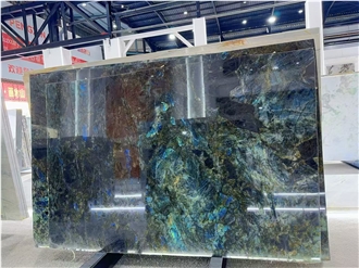 Madagascar Labradorite Blue Granite Slabs