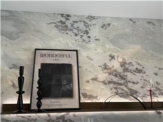 Namibia Royal Oyster White Marble Slab Tiles