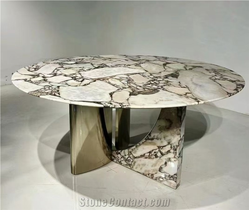 Oem Odm Saturnia Gold Granite Dining Tables For Custome
