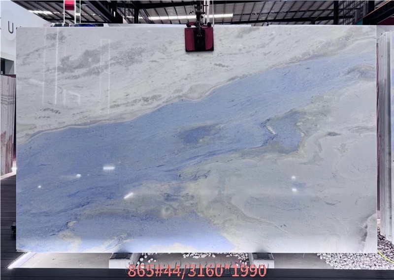 Azul Cielo Sky Azul Acquamarina Marble Slabs