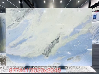 Azul Cielo Sky Azul Acquamarina Marble Slabs
