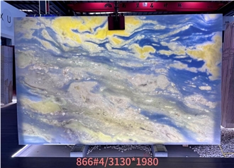 Azul Cielo Sky Azul Acquamarina Marble Slabs