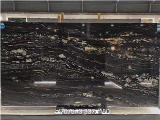 Black Taurus Granite Slabs For Luxury Wall Design