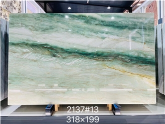Brazil Royal Green Quartzite Polished Big  Slabs