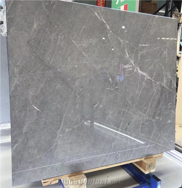 Bruce Gray Polish Marble Slabs For Interior Using