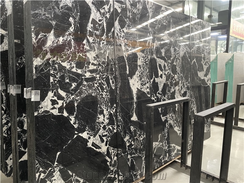 Bvlgari Black Polished Marble Slabs