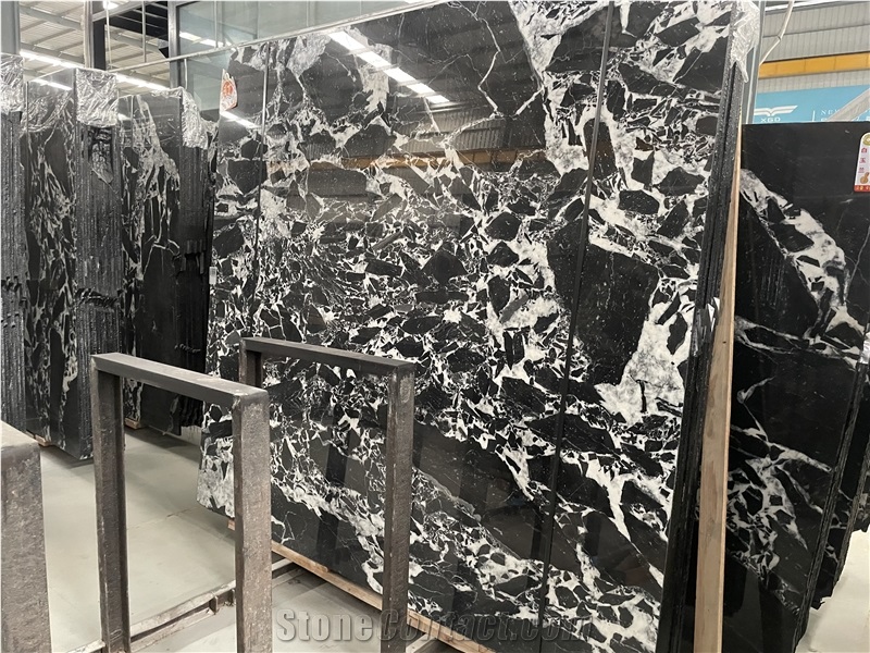 Bvlgari Black Polished Marble Slabs