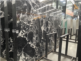 Bvlgari Black Polished Marble Slabs