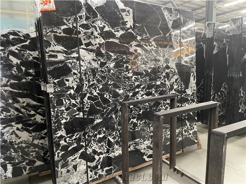 Bvlgari Black Polished Marble Slabs