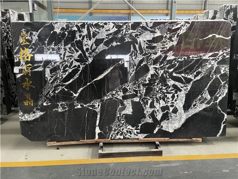 Bvlgari Black Polished Marble Slabs
