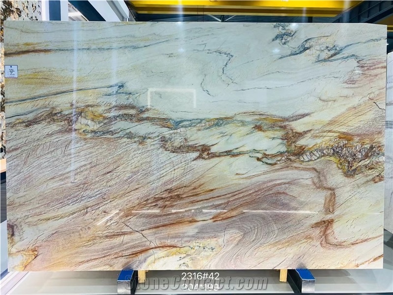 Calacatta Macaubas Quartzite  Slabs